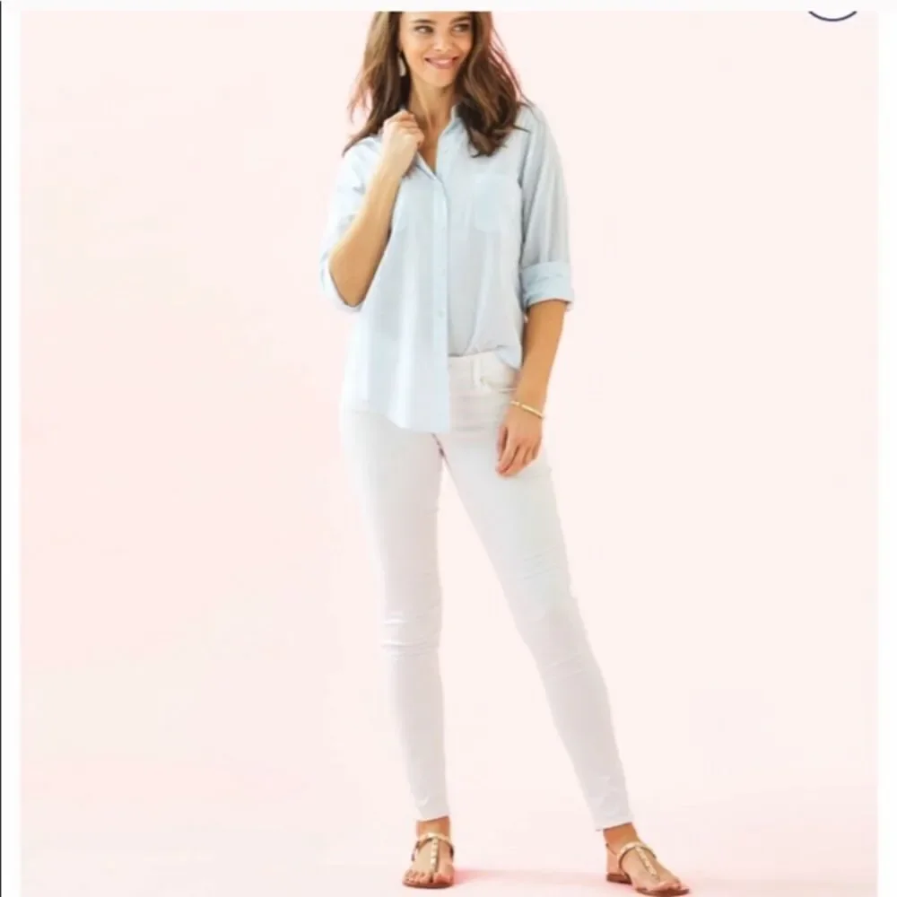 Lilly Pulitzer Sea View Button Down Top